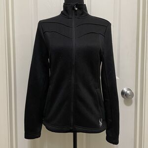 Spyder Encore Full Zip Fleece-Jacket Women’s Small Black Lightweight
